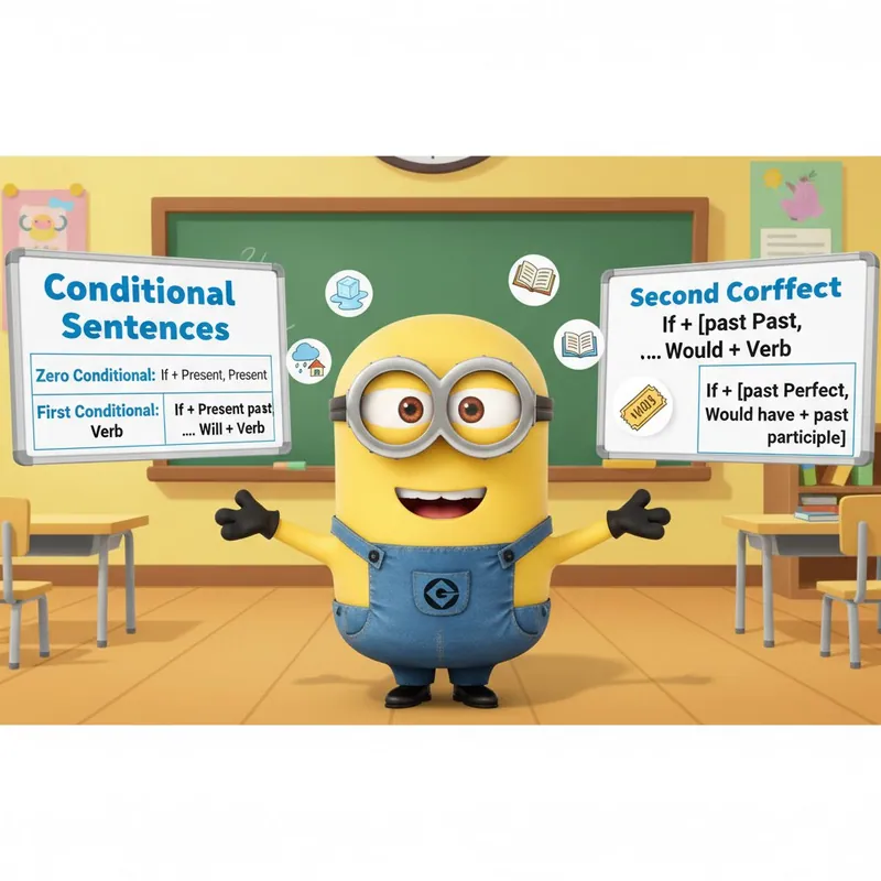 Результат: миньон объясняет conditionals